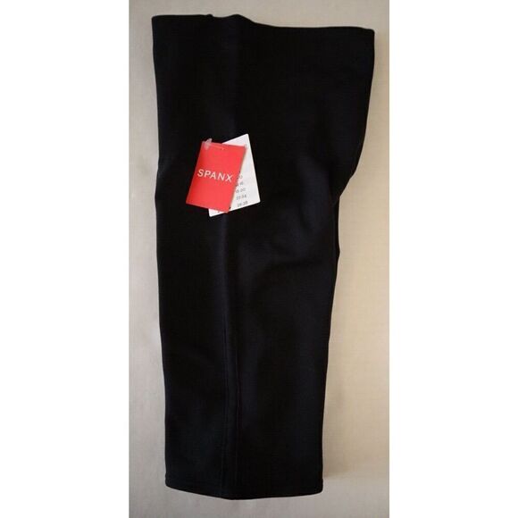 SPANX 50180R Women's Sz Small Very Black Lamn High Waisted 8" Bike Shorts - Picture 4 of 7